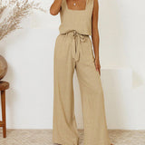 Annie | Top and Wide-Leg Trousers Set