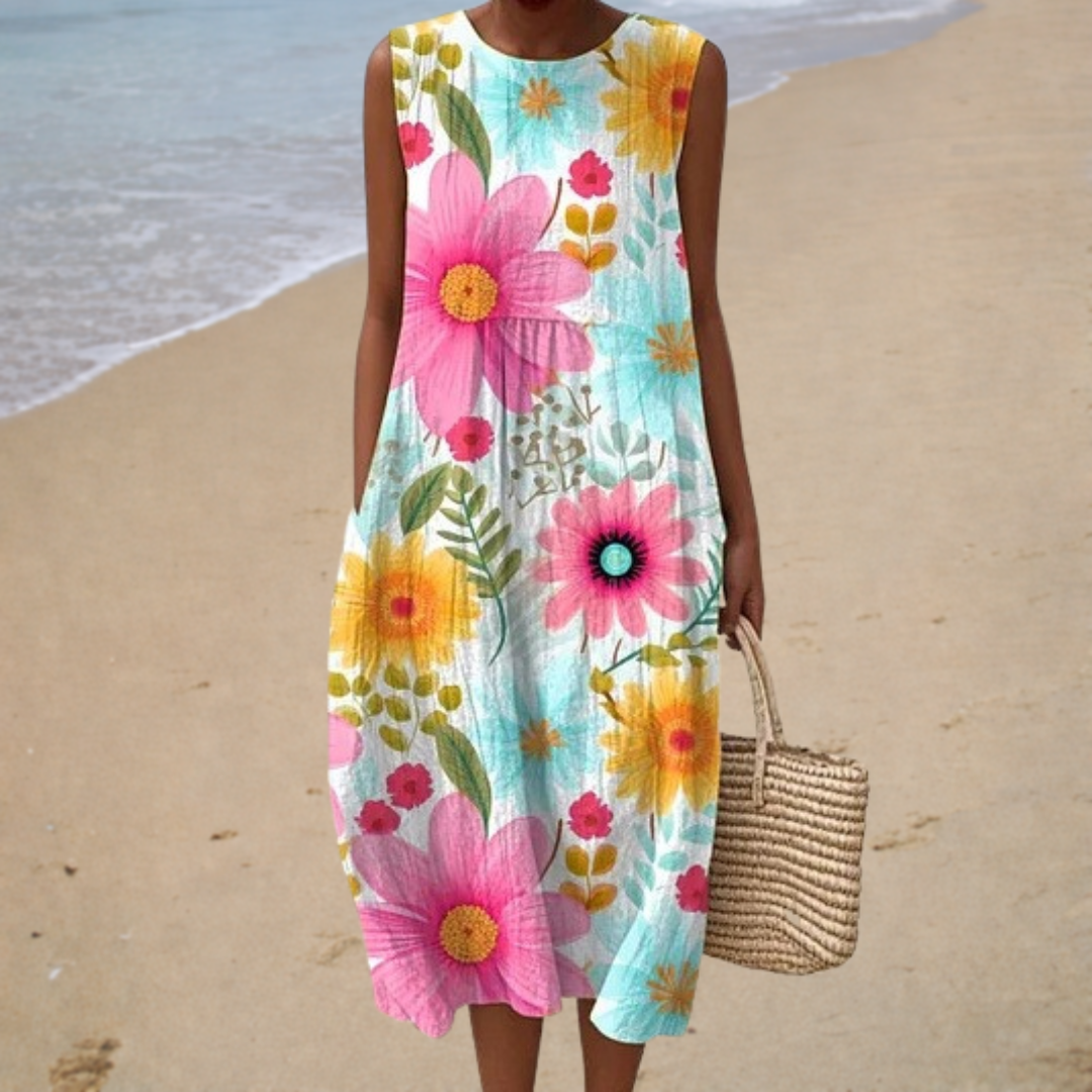 Lucinda | Comfortable Sleeveless Summer Dress