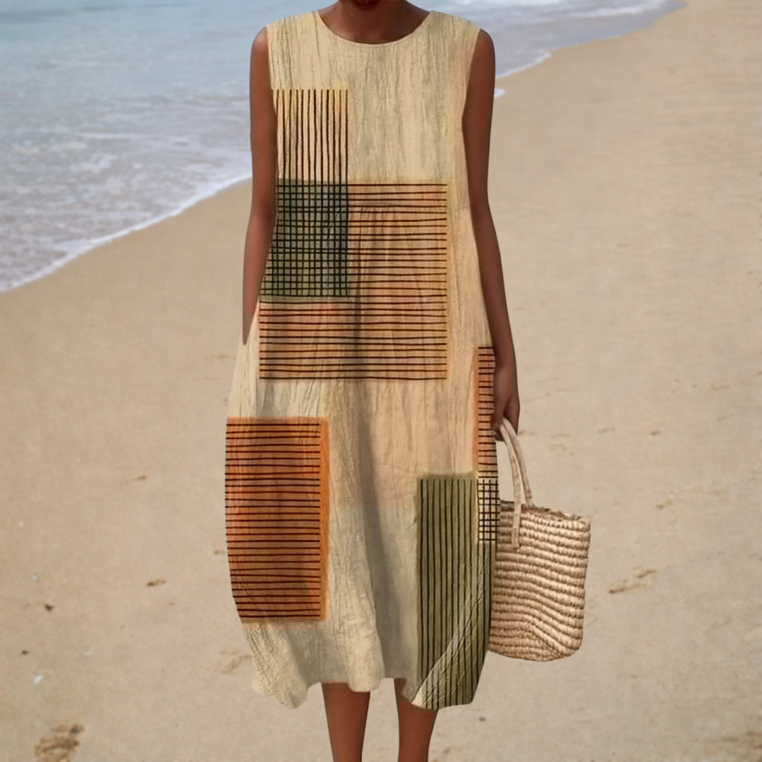 Theodora | Comfortable Sleeveless Summer Dress