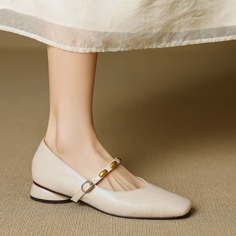 Zara | Genuine Leather Ballet Flats