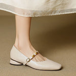 Zara | Genuine Leather Ballet Flats