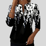 Miranda | Floral Zip Top