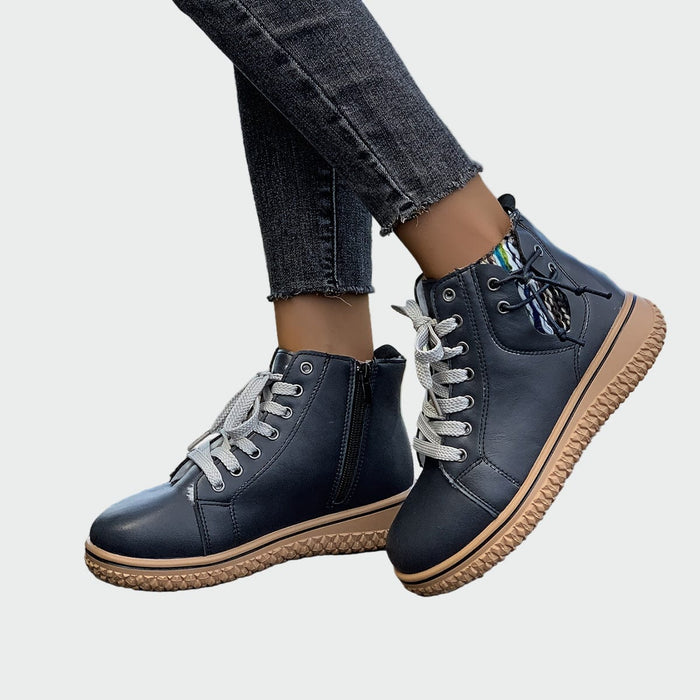 Bernadette | Leather Orthopaedic Ankle Boots