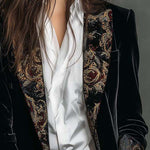 Octavia | Cropped Baroque Blazer