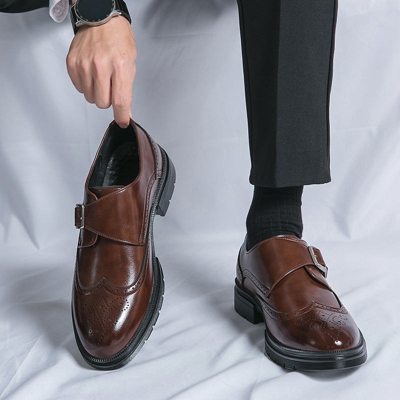Francis | Classic Men's Leather Boots with Button Detail