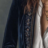 Gabrielle | Long Embroidered Coat