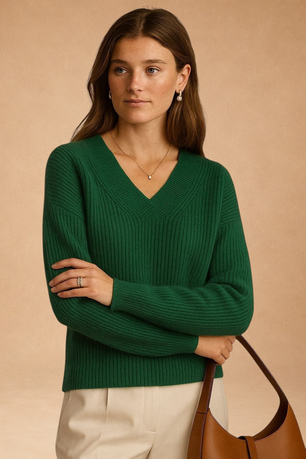 Effie | Emerald Cashmere Jumper