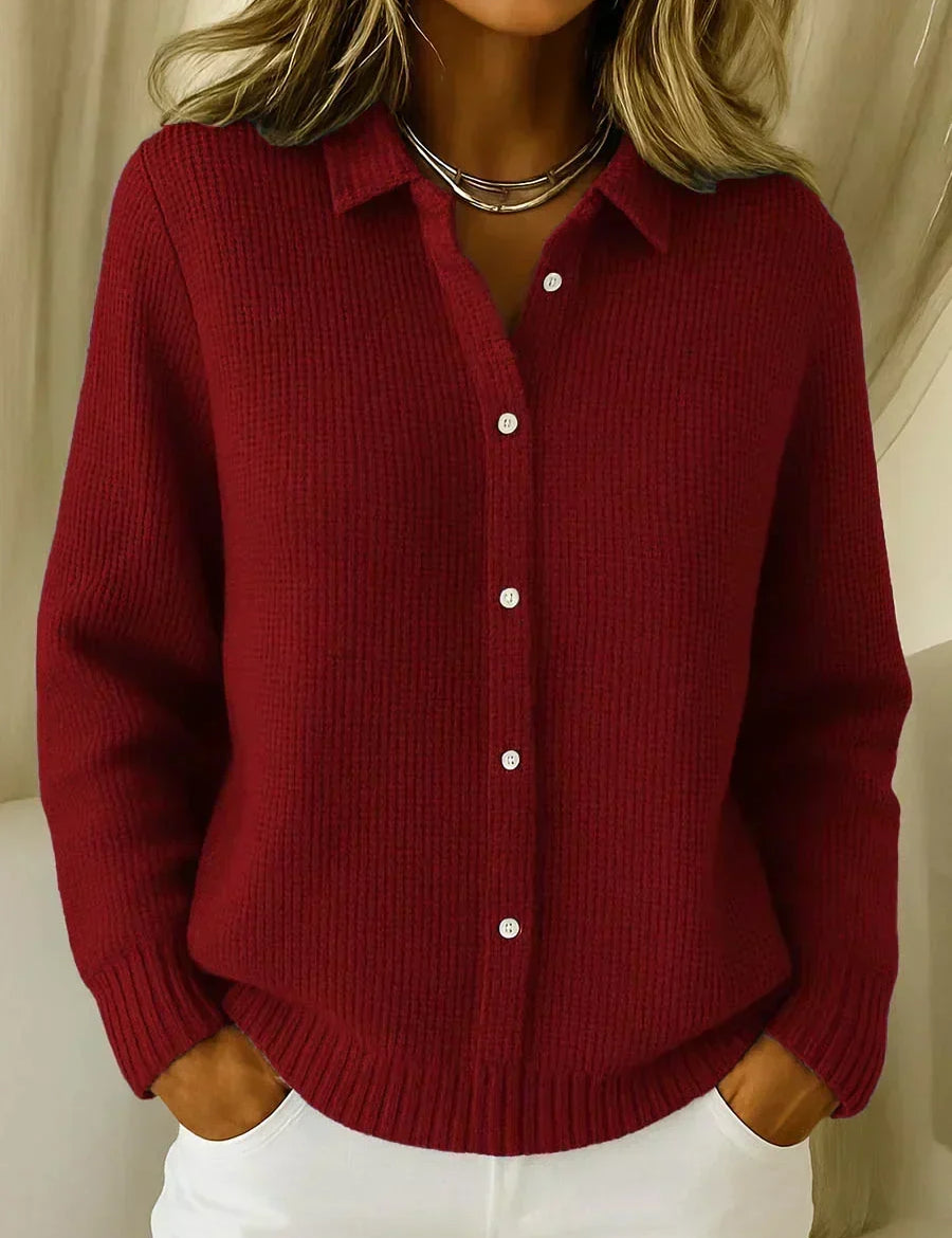 Katrina | Check Button-Up Jumper