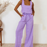 Annie | Top and Wide-Leg Trousers Set