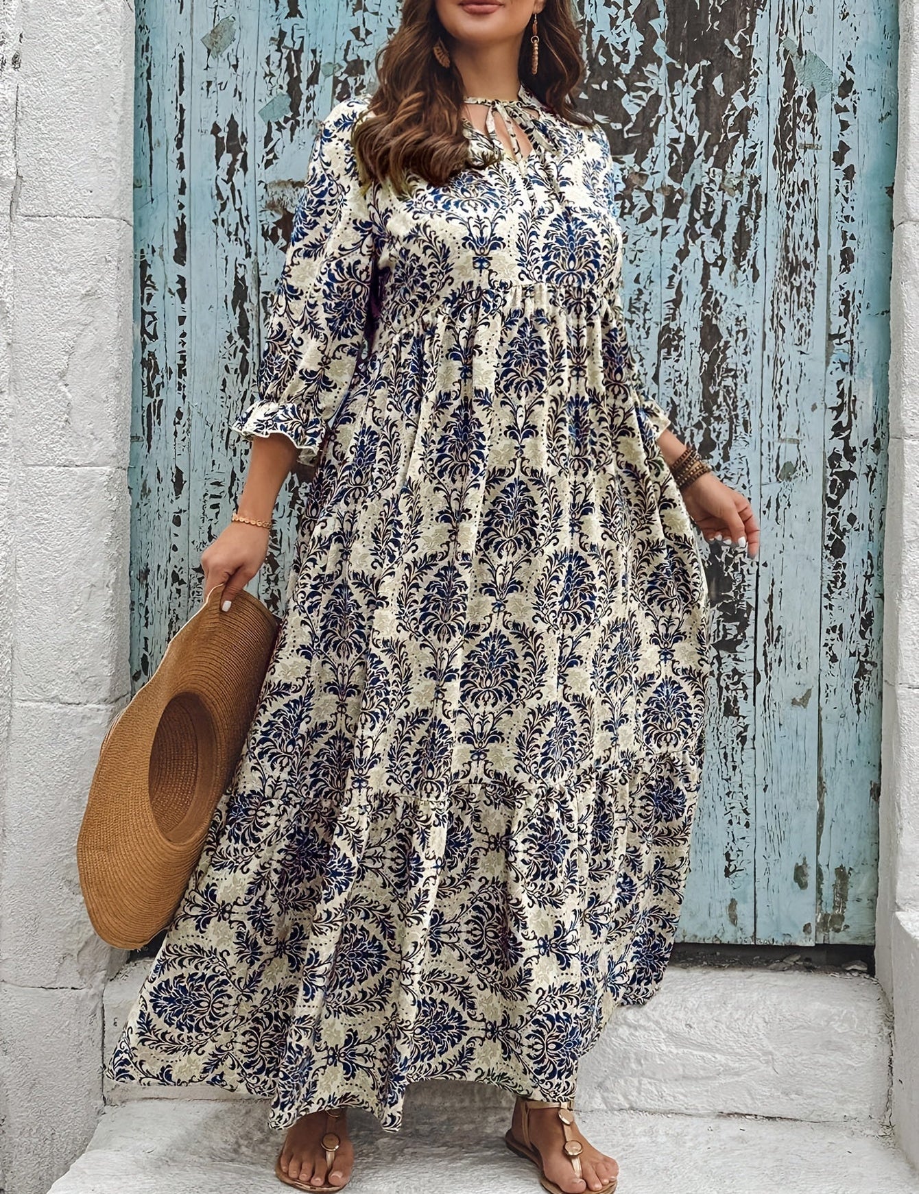 Nancy | Bohemian Mosaic Dress