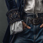 Gabrielle | Long Embroidered Coat