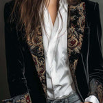Octavia | Cropped Baroque Blazer