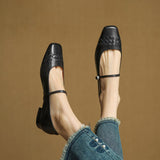 Verity | Square-Toe Mary Jane Shoe