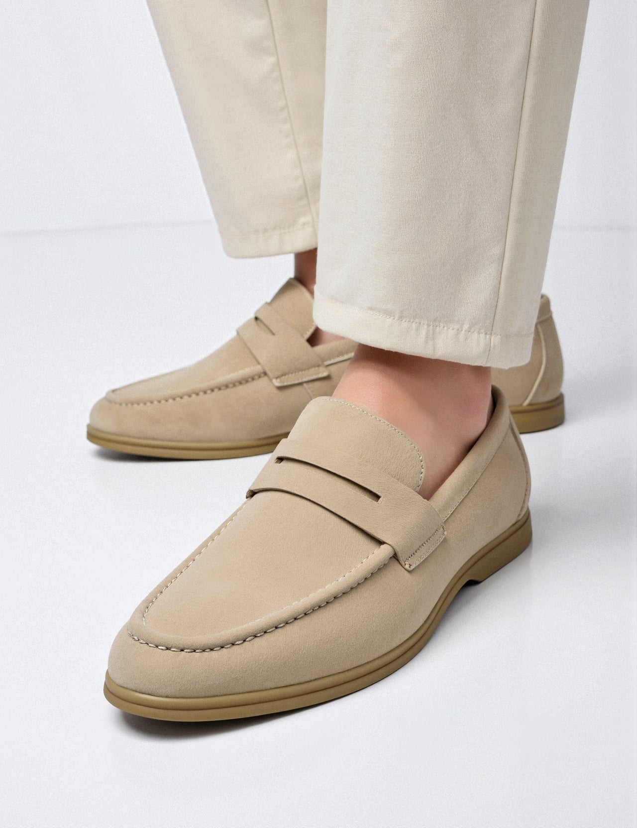 Edward | Beige Loafers, Elegance Meets Comfort