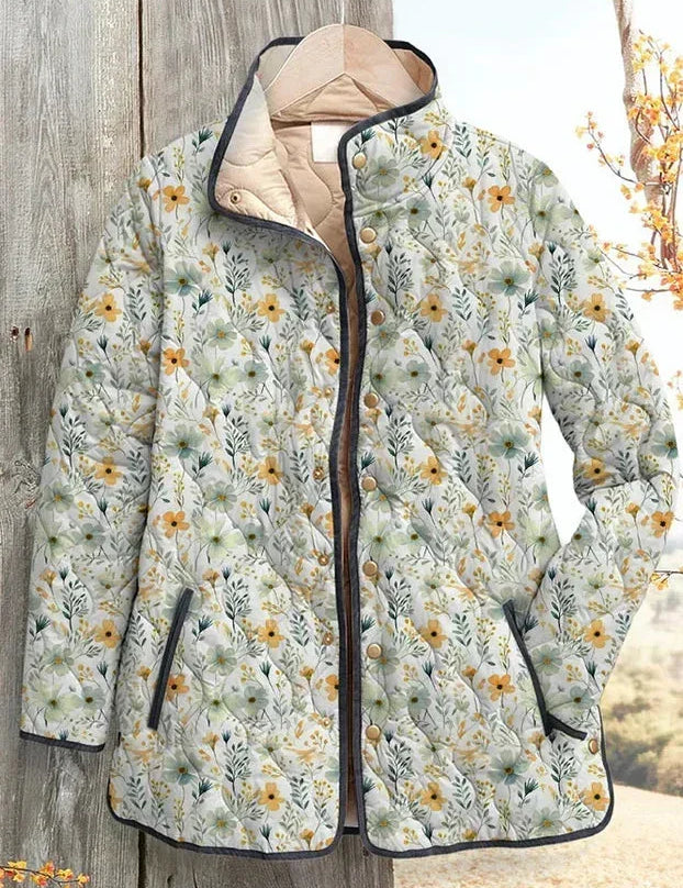 Alma | Cream Floral Jacket