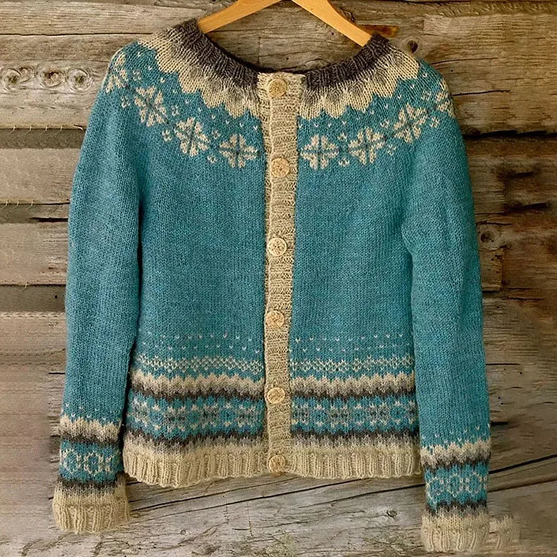 Cassandra | Vintage-Style Knitted Cardigan