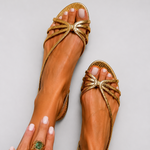 Grace | Golden Summer Luxury Sandals