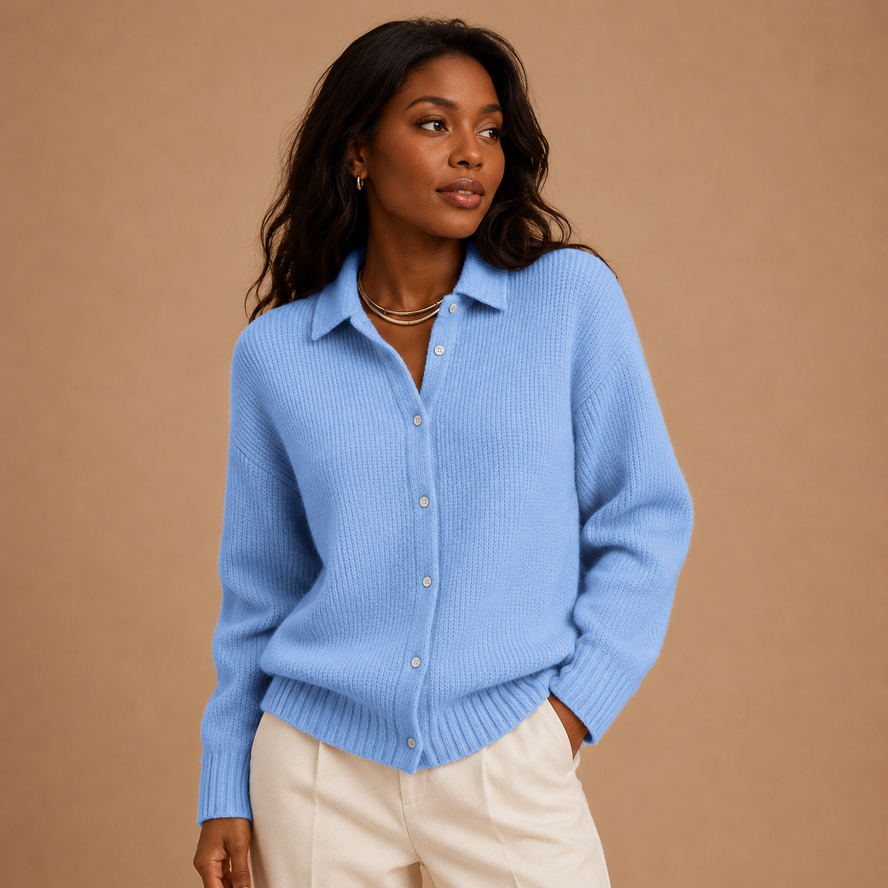 Camilla | Button-Up Knit Jumper