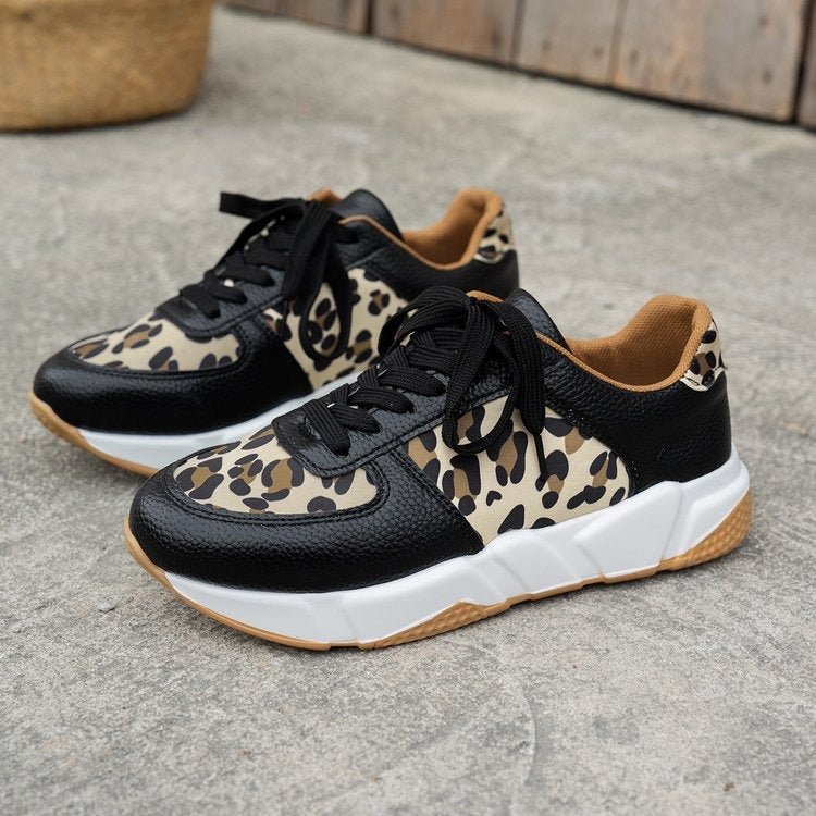 Clarissa | Leopard Print Trainers