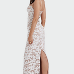 Betty | Long Floral Lace Dress