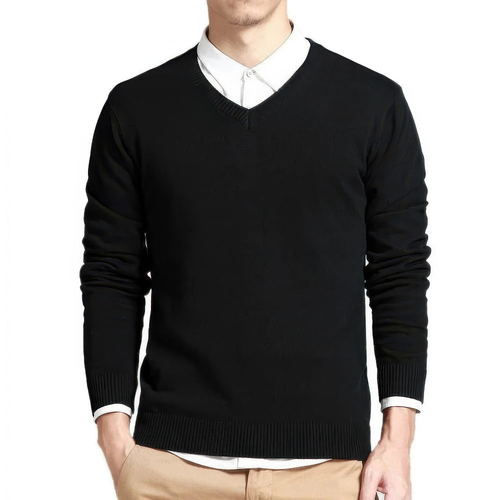 Stuart | Classic Men's V-Neck Jumper