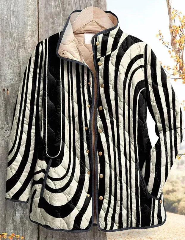 Fay | Graphic Wave Print Jacket