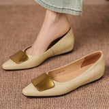 Louisa | Genuine Leather Ballet Flats