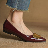 Louisa | Genuine Leather Ballet Flats