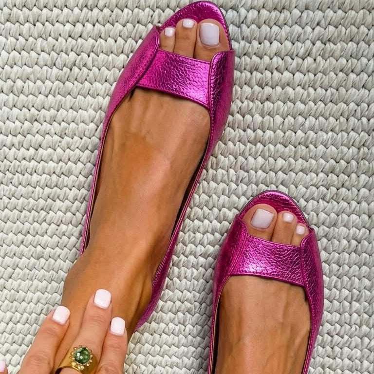 April | Comfort Chic Golden Sandals