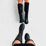 Agnes | Black Tall Boots