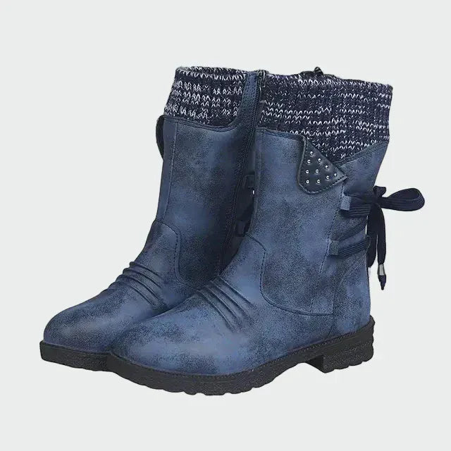 Doreen | Elegant Green Ankle Boots