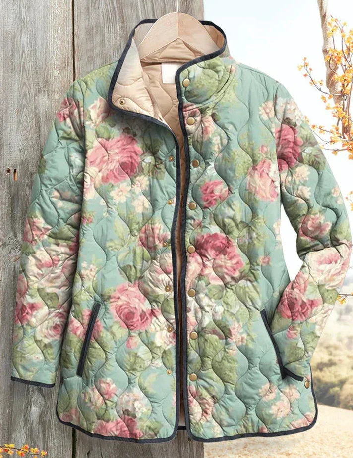 Matilda | Lightweight Mint Floral Jacket