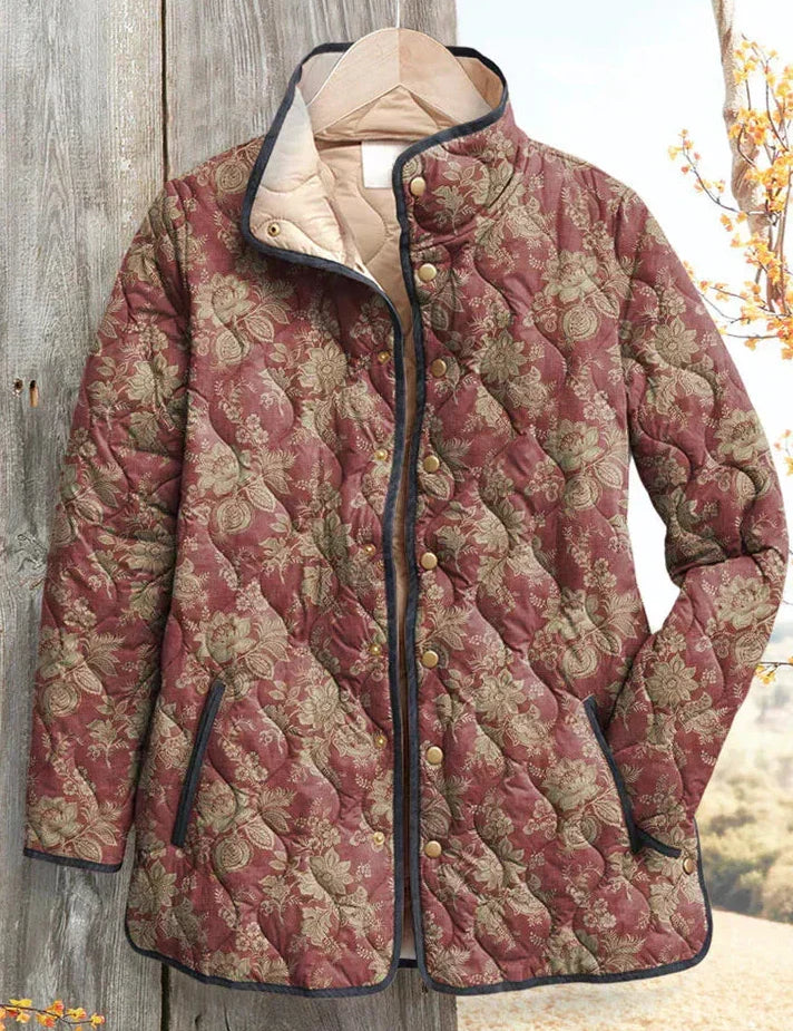 Molly | Terracotta Floral Jacket