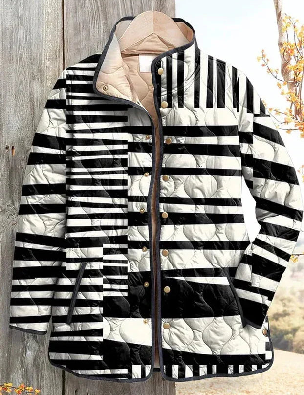 Nora | Irregular Stripe Jacket