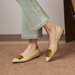 Louisa | Genuine Leather Ballet Flats