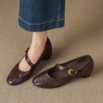 Queenie | Round-Toe Mary Jane Shoe