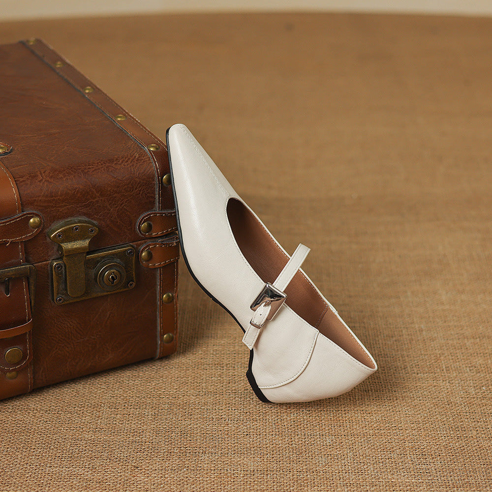Tamsin | Pointed-Toe Mary Jane Shoe