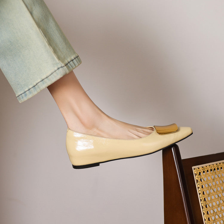 Louisa | Genuine Leather Ballet Flats