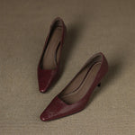 Amanda | Genuine Leather Heels