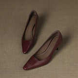 Amanda | Genuine Leather Heels