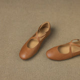Ada | Genuine Leather Ballet Flats