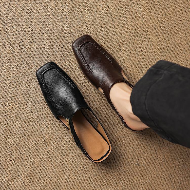 Veronica | Genuine Leather Mules
