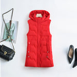 Bridget | Long Hooded Gilet