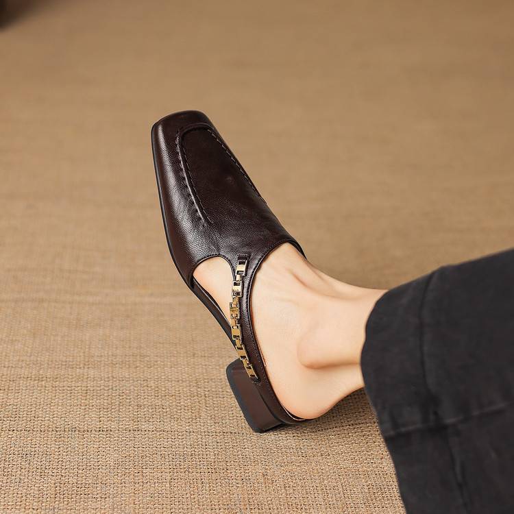Veronica | Genuine Leather Mules