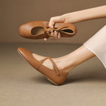 Ada | Genuine Leather Ballet Flats