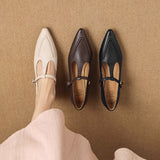 Tabitha | Genuine Leather Court Shoes