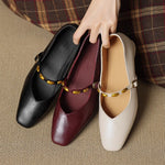 Zara | Genuine Leather Ballet Flats