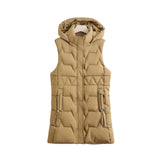 Bridget | Long Hooded Gilet