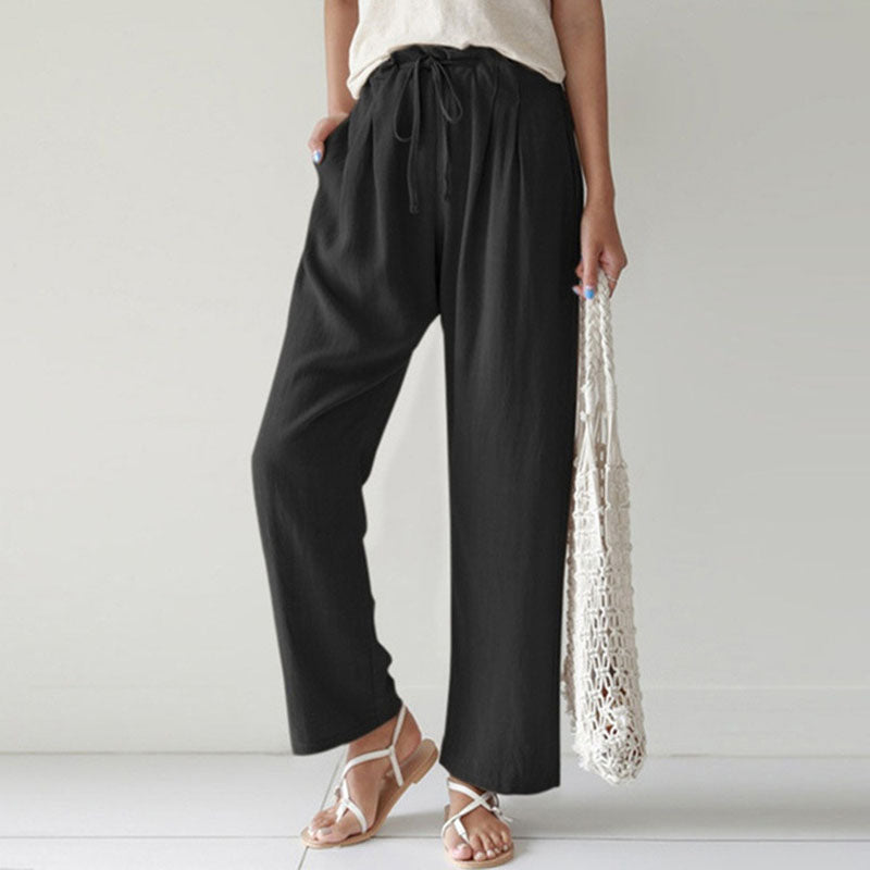 Leah | Comfortable Drawstring Trousers