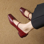 Verity | Square-Toe Mary Jane Shoe